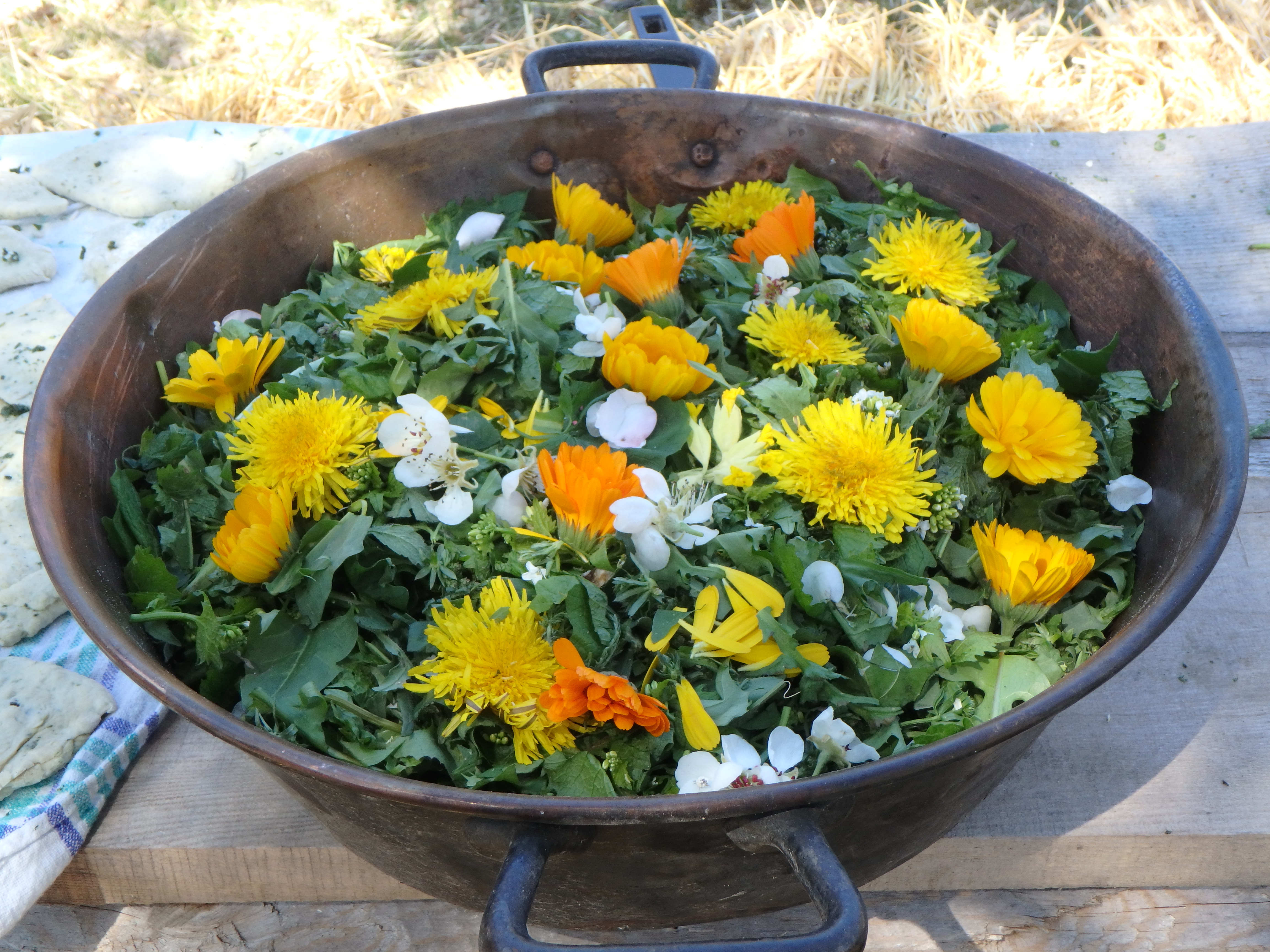 Plat De Salades Sauvages