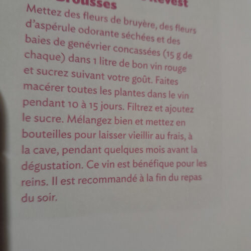 Vin De Bruyere De Revest Des Brousses